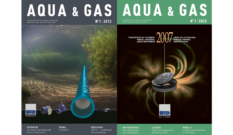 Vor zehn Jahren erschien die erste Ausgabe von Aqua & Gas!  Das Vereinsorgan des SVGW und VSA hat sich in dieser Zeitspanne als feste Grösse in der Fachmedienlandschaft etabliert.